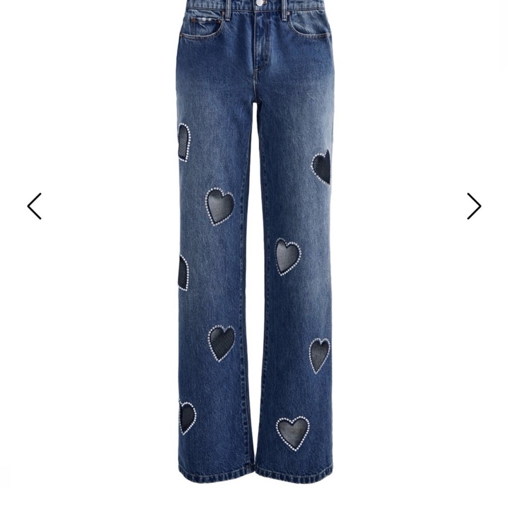 ISO In Search Of KARRIE EMBELLISHED HEART JEAN size 25